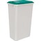 Hardware Resources Green 50 Quart Plastic Waste Container Lid CAN-50LIDG - alternate 4